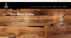 Desktop Screenshot of donadancoffee.com.au